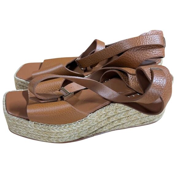 Lafayette 148 Margot Platform Espadrille Wedge Sandals Women's Sz 36 (US 6) NEW - Picture 5 of 9
